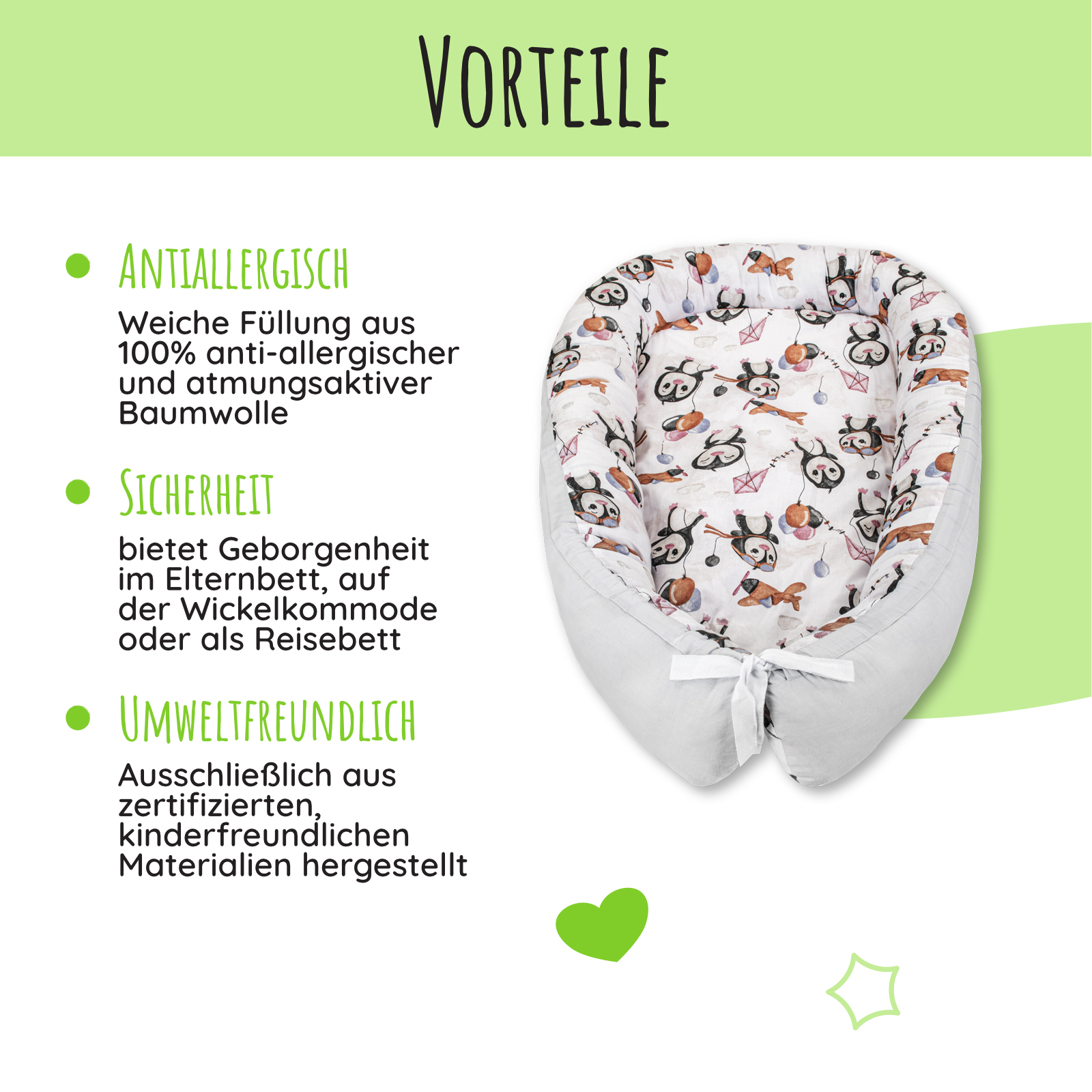 LUL-BN-GRPI 5906118630243 lulando BABYNEST 80 X 45 CM GR Etree Shop Deutschland online 2