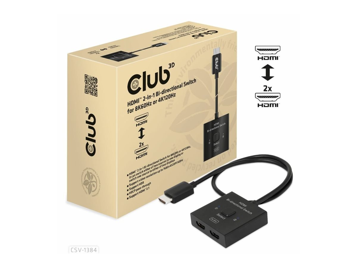 CSV-1384 8719214472832 Club 3D HDMI 2-in-1 Bi-directi Etree Shop Deutschland online 4