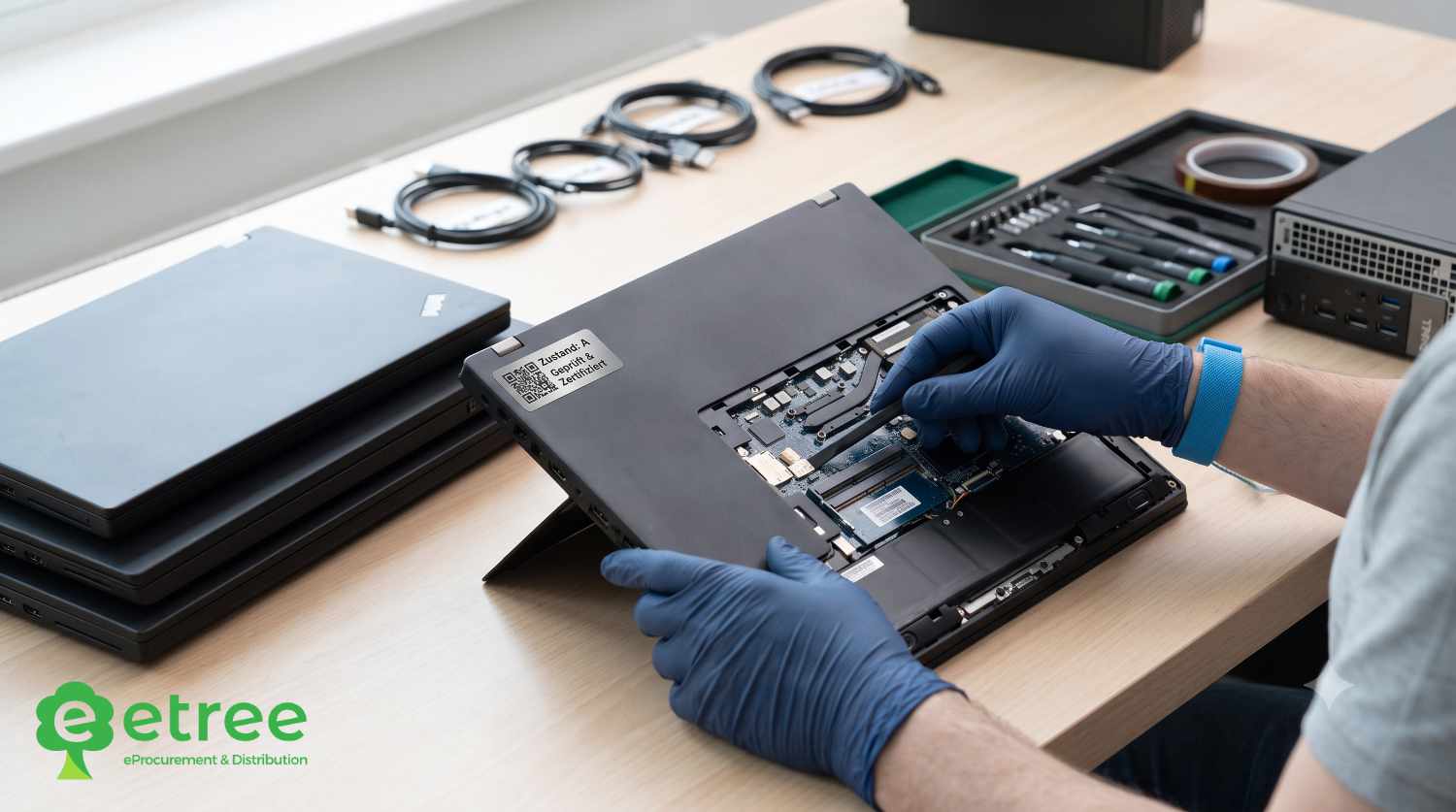 Aufbereitete Refurbished-IT-Hardware als nachhaltige Alternative zu Neuware