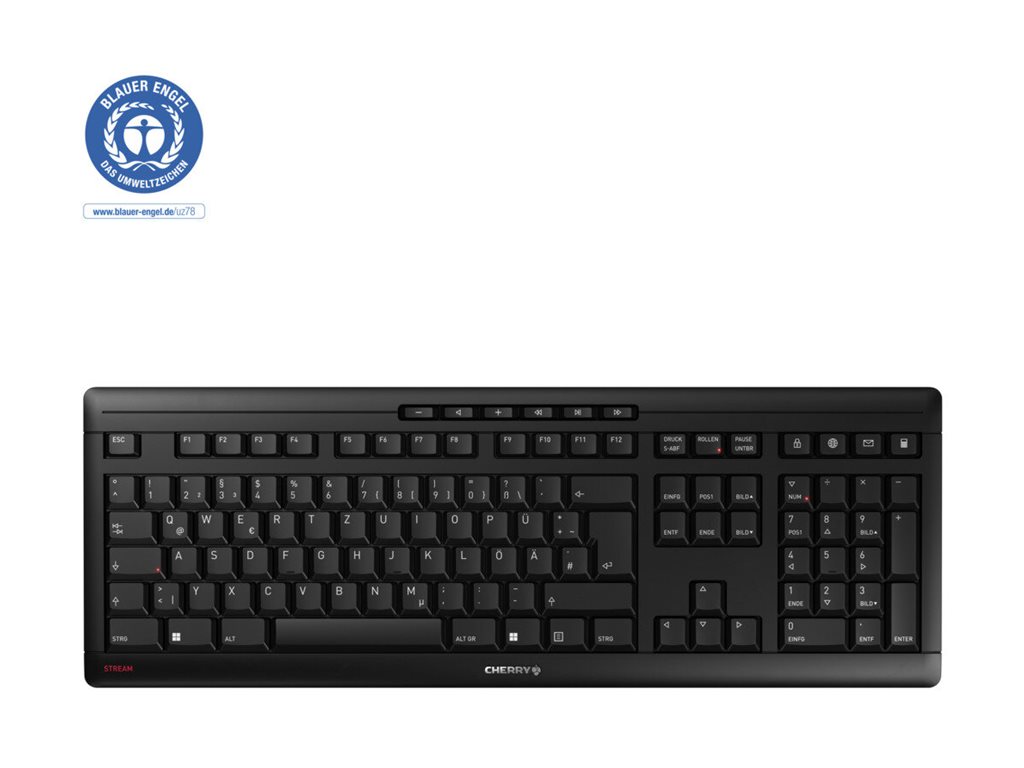 JK-8550DE-2 4025112096969 Cherry STREAM KEYBOARD WIRELES Etree Shop Deutschland online 1