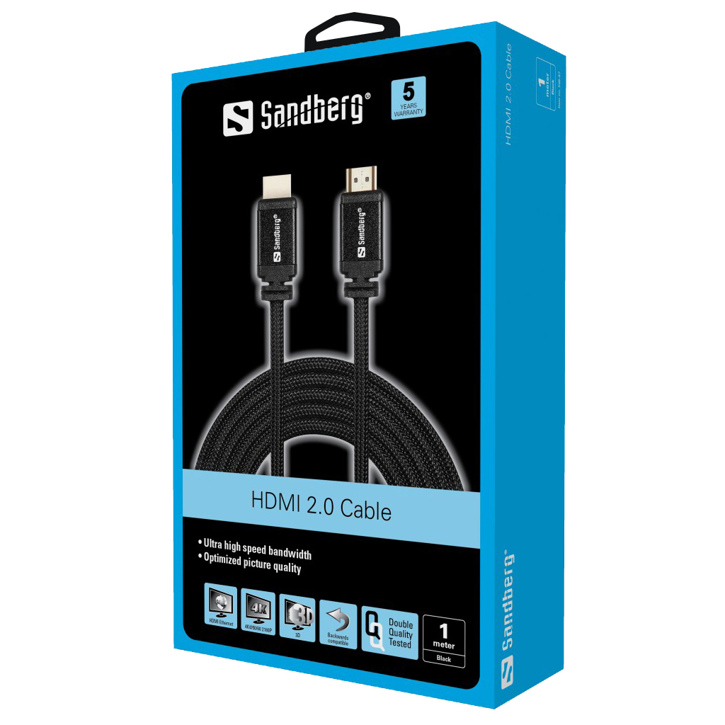 508-97 5705730508974 SANDBERG HDMI-Kabel - HDMI män Etree Shop Deutschland online 3