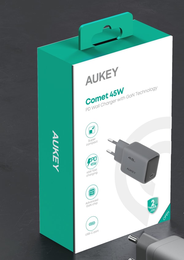 PA-C2 0689323788187 AUKEY PA-C2 wall charger 45W G Etree Shop Deutschland online 3