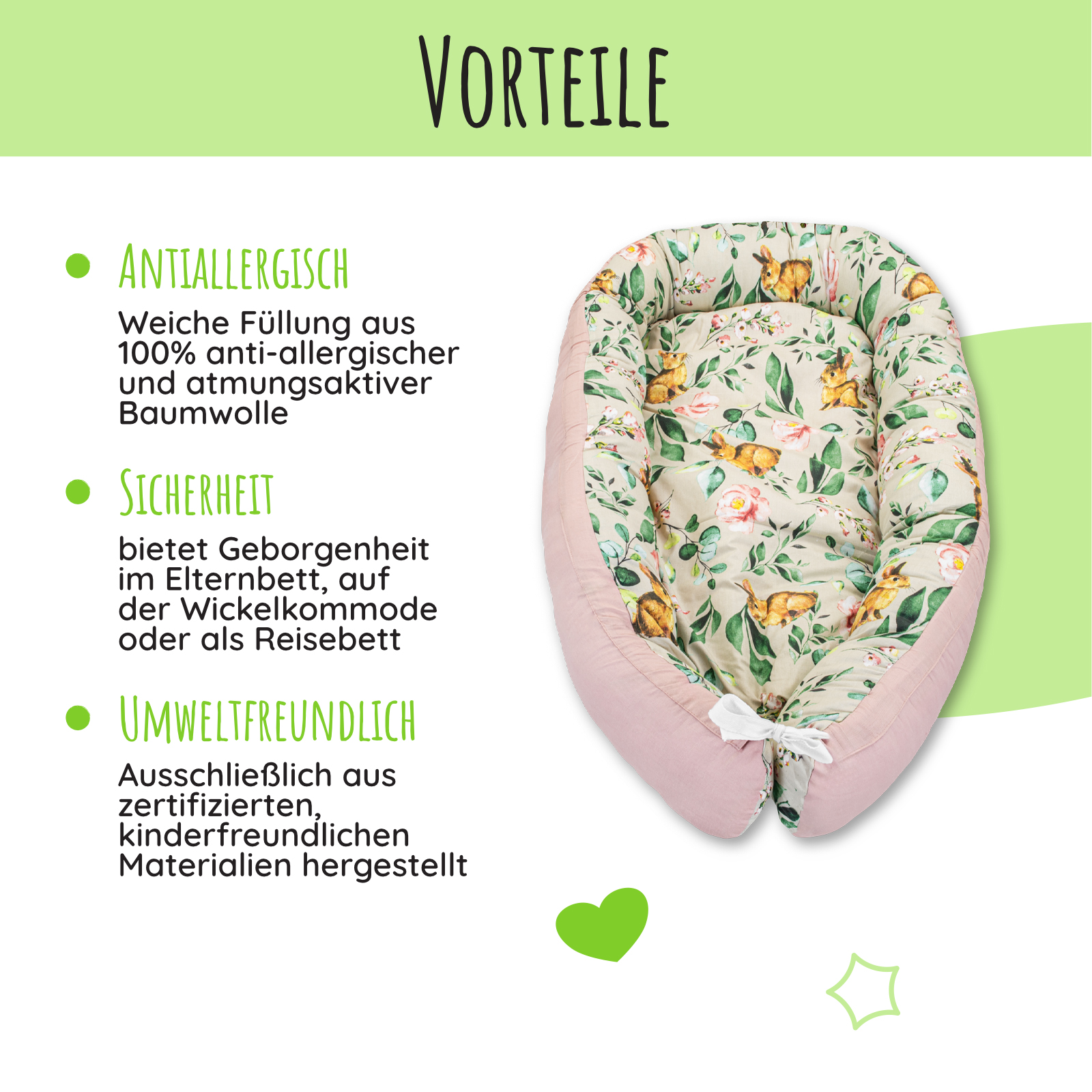 LUL-BN-ROBL 5906118630274 Lulando BABYNEST 80 X 45 CM RO Etree Shop Deutschland online 2