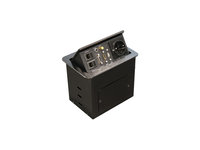 Equip Multifunktionale Tischeinbausteckdose - 1xCEE 7/4, - Schwarz - 59 mm - 153 mm - 42 mm - 2,2 kg