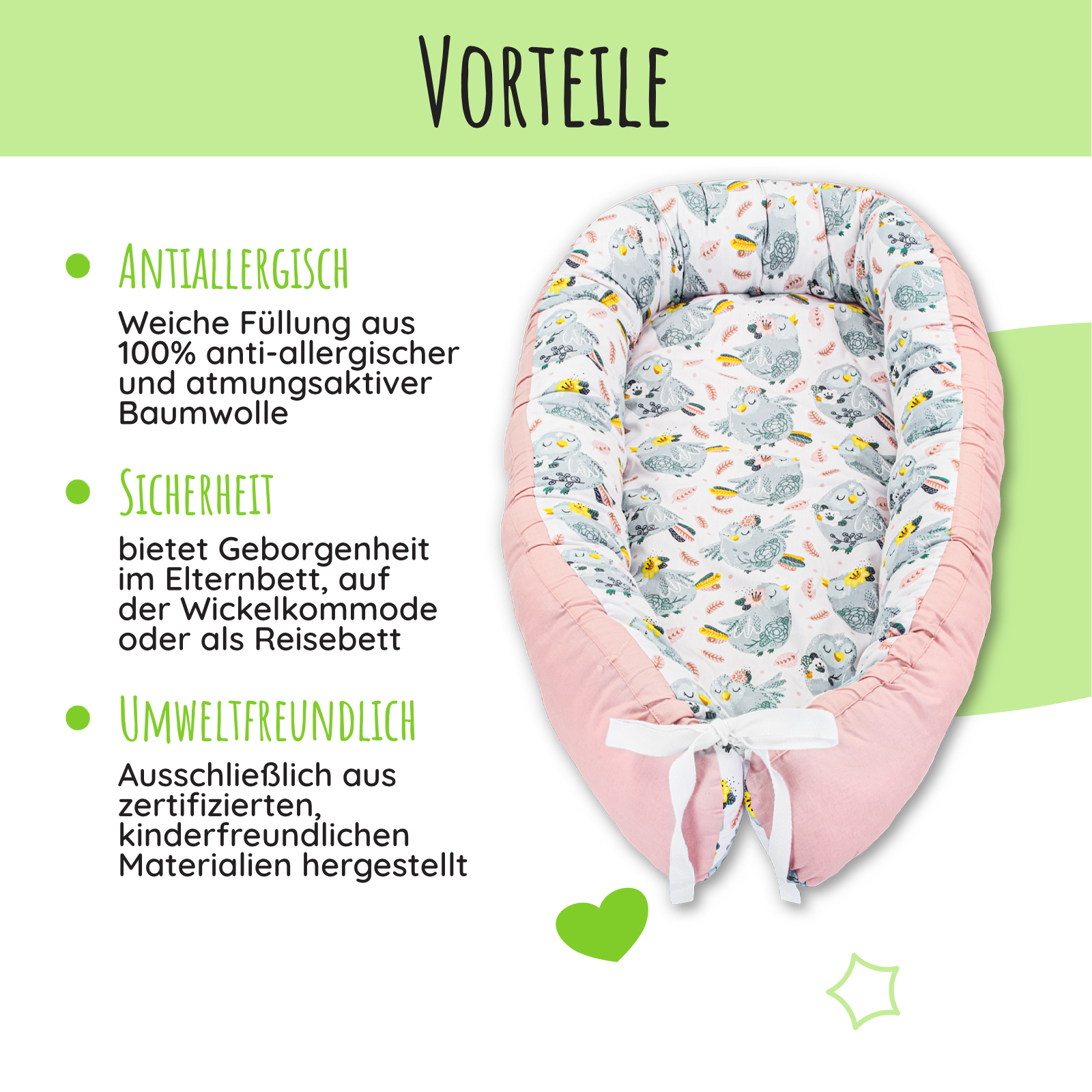 LUL-BN-ROVO 5906118630298 lulando BABYNEST 80 X 45 CM RO Etree Shop Deutschland online 2