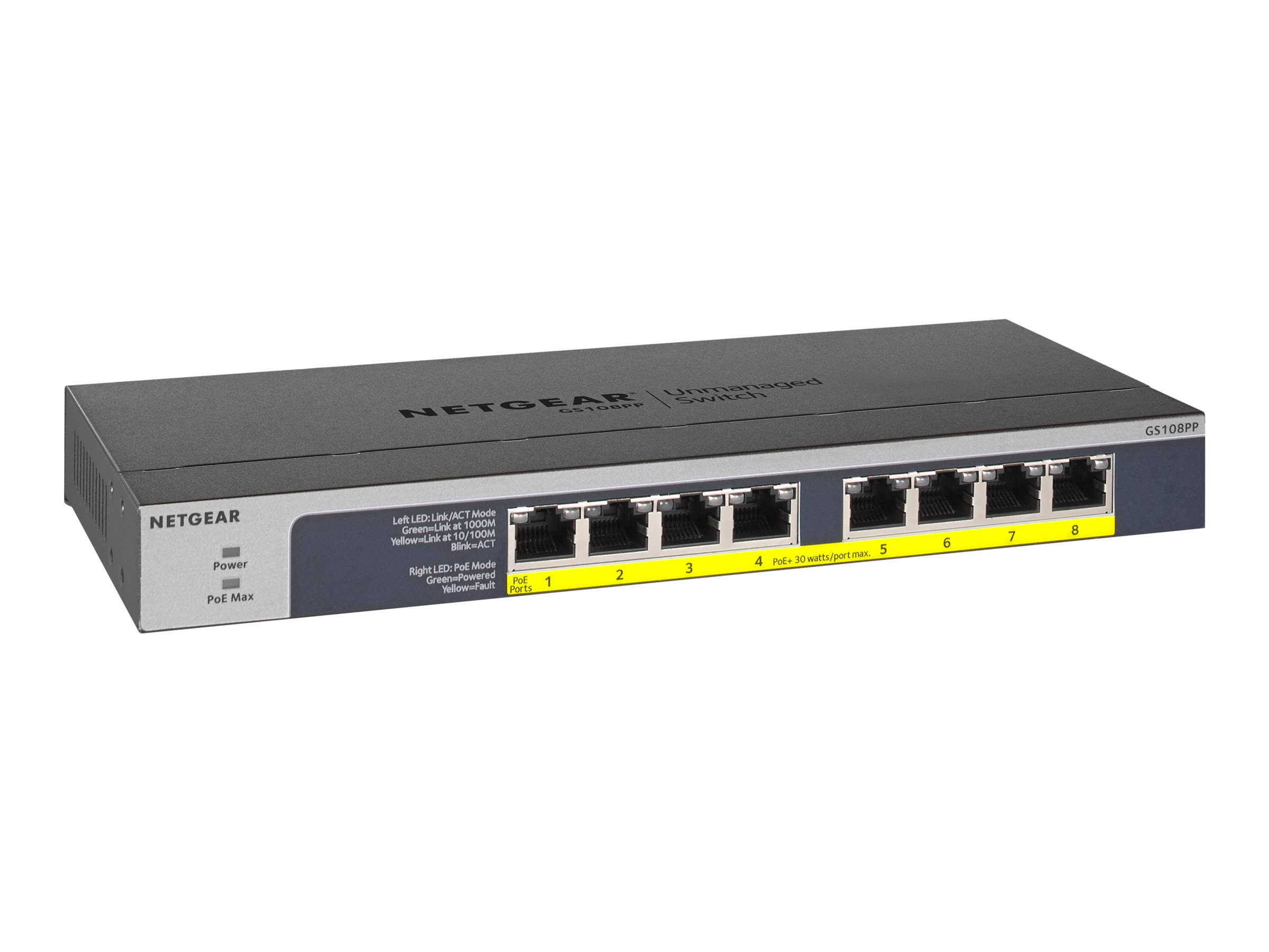 GS108LP-100EUS 0606449134971 Netgear GS108LP - Switch - 8 x Etree Shop Deutschland online 1